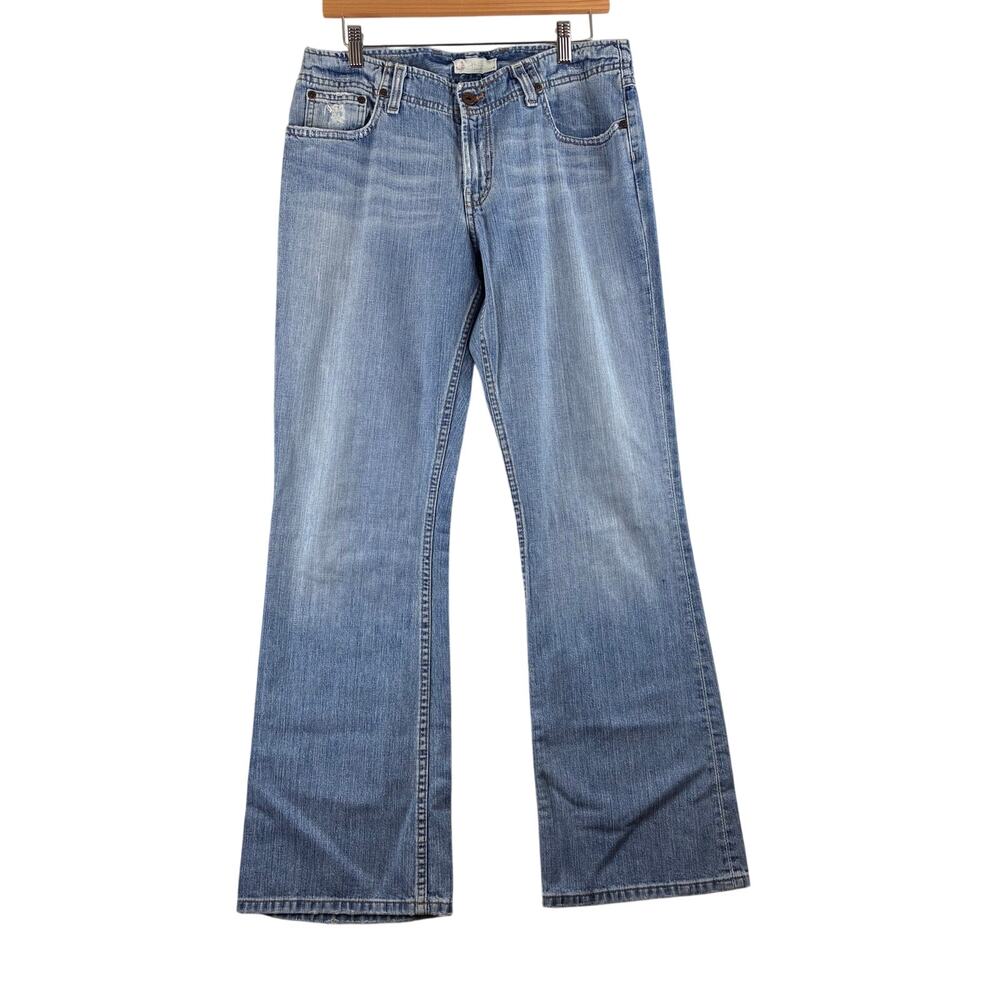 Buckle BKE Denim Wendi Bootcut Jeans Women’s 31 Distressed Fading 100% Cotton